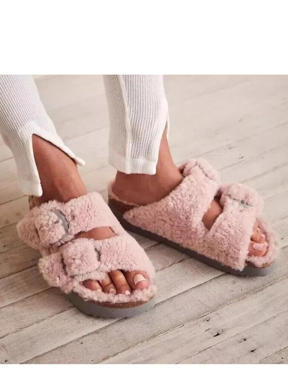 Arizona Big Buckle Shearling Size 39 Pink